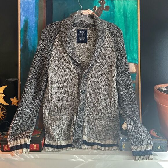 American Eagle Outfitters Gray Cabin Cardigan Size Small - Picture 16 of 16